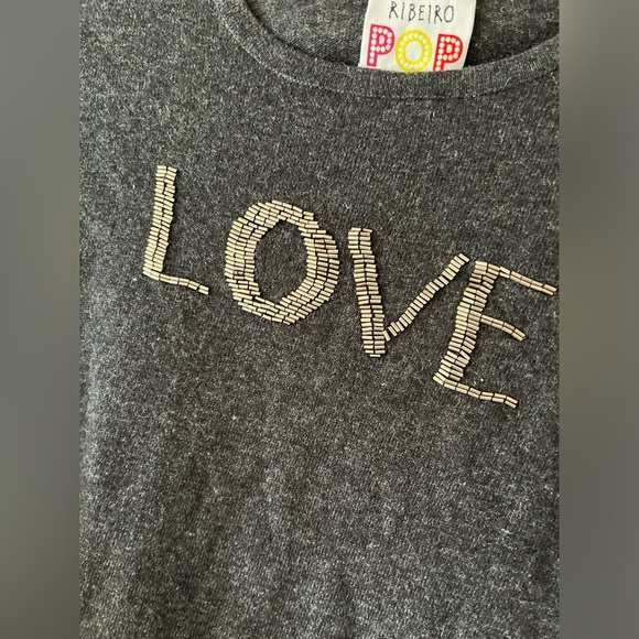 Clements Ribeiro POP Lambswool-Cashmere ‘Love’ Sweater - Picture 3 of 6